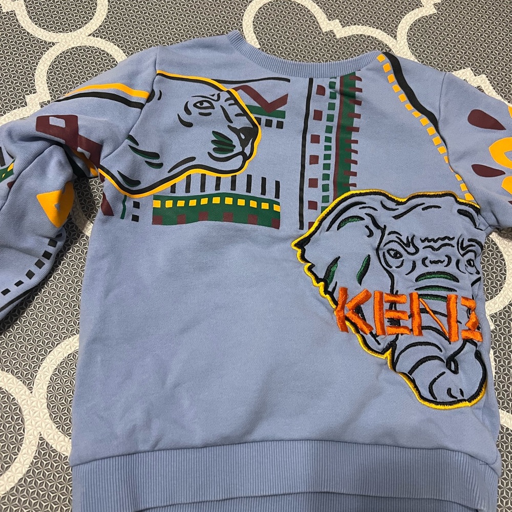 Kenzo Multicolor Animal Graphic Sweatshirt